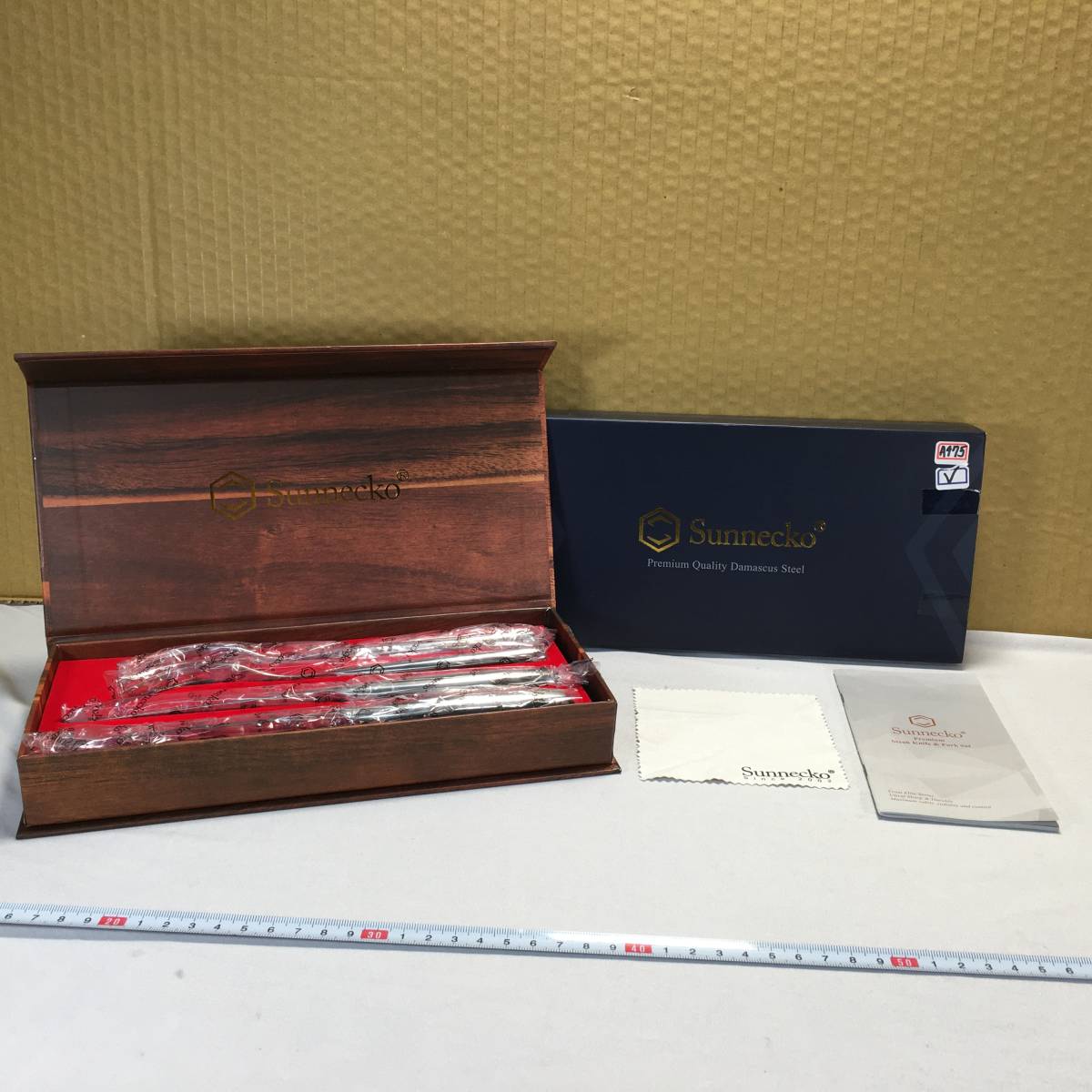 A475 Sunnecko ステーキナイフ フォーク 4点セット