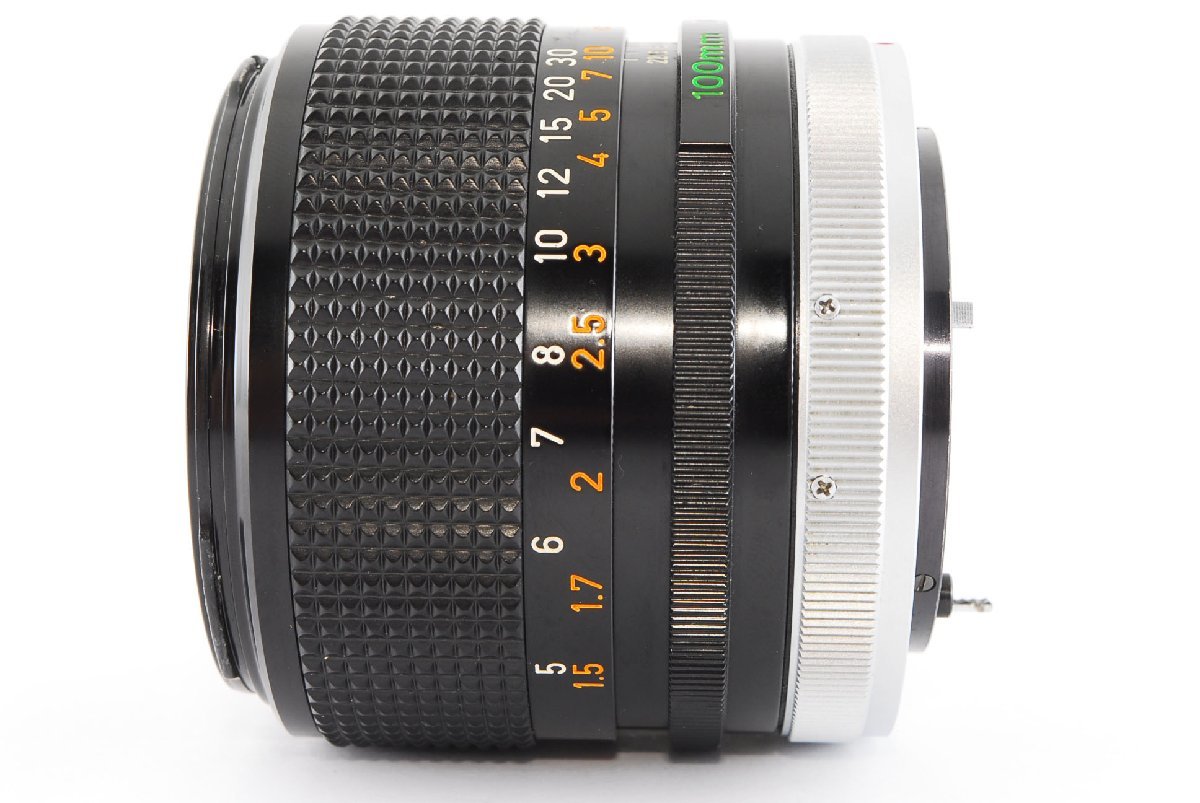 超激得，大得価 【美品】キャノン Canon FD 100mm f/2.8 s.s.c ssc