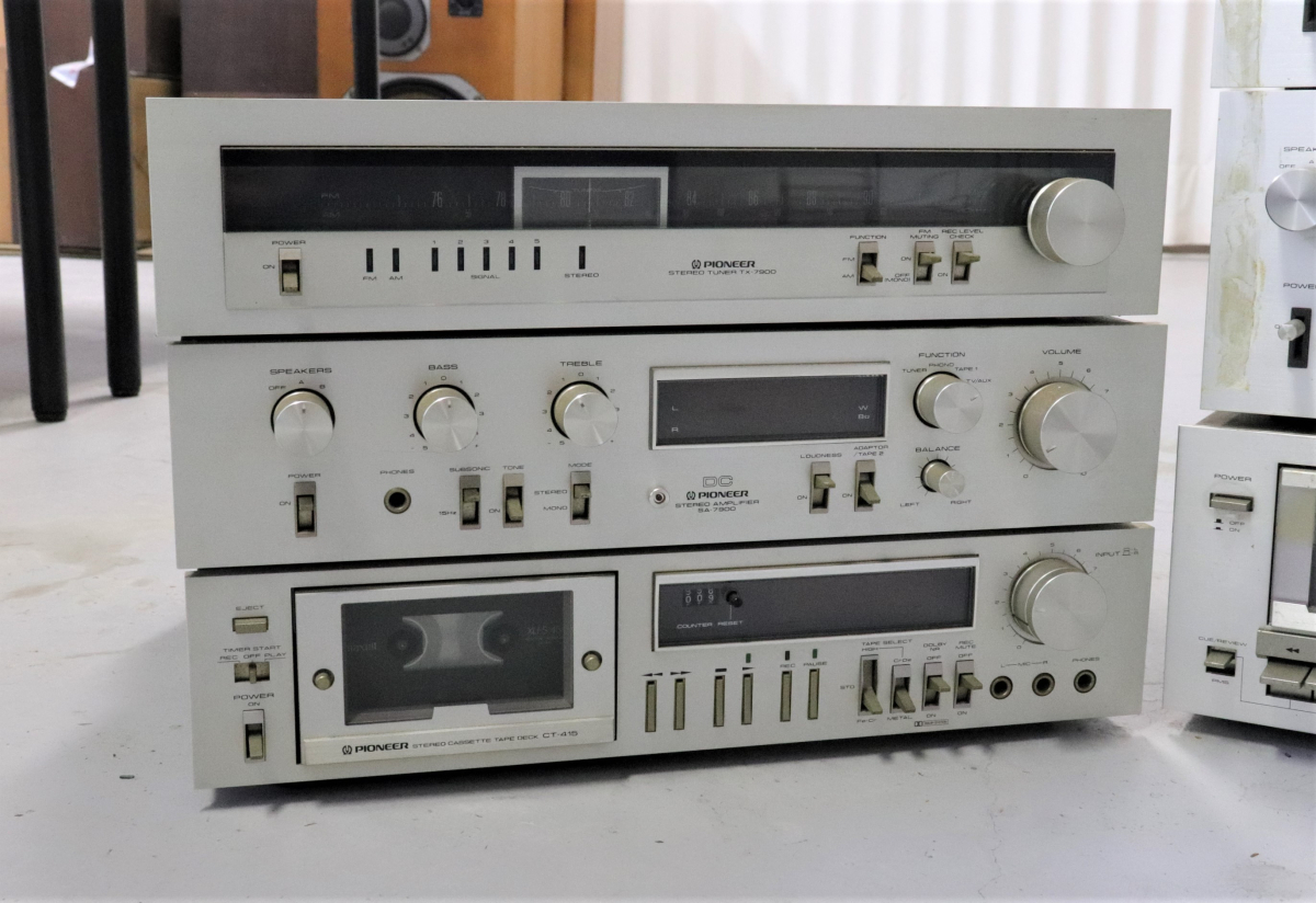 G】Pioneer SA-7600II CT-405 TX-7800II システムコンポ パイオニア