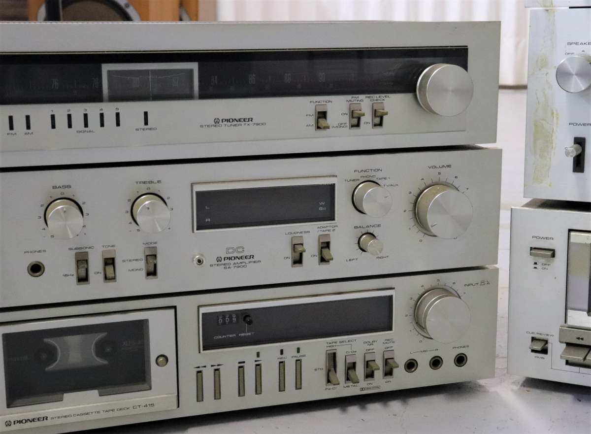 PIONEER TX-7900，TX-7800Ⅱ ステレオチューナー / SA-7900，SA-7600Ⅱ