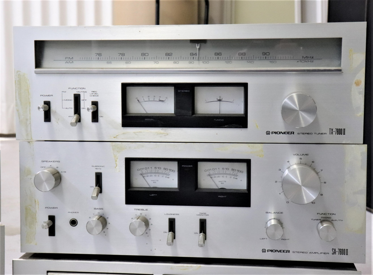 PIONEER TX-7900，TX-7800Ⅱ ステレオチューナー / SA-7900，SA-7600Ⅱ