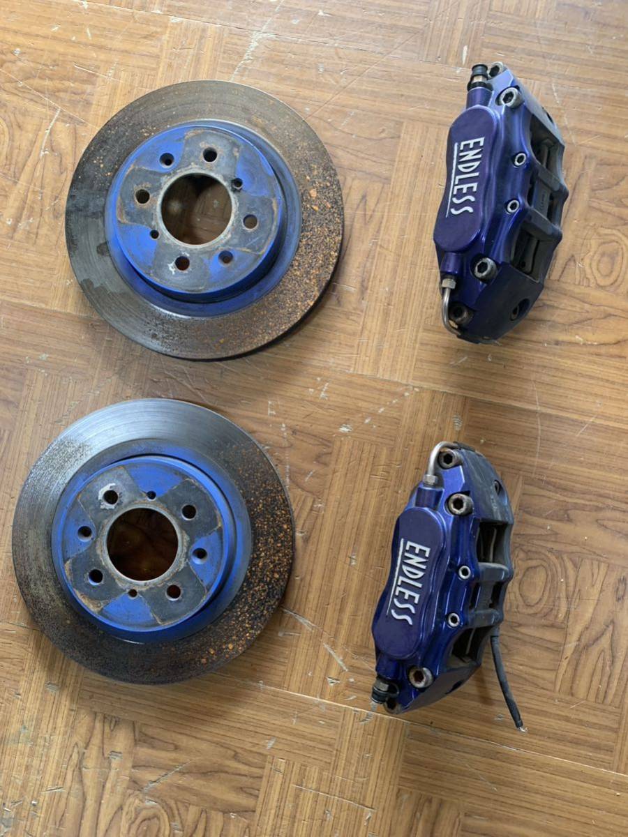 ヴィッツ　プラッツ　エンドレス　6pod キャリパー　極美品　検索　ncp scp 10 vitz ターボ　trd rs 90 11