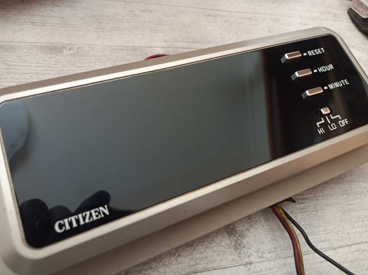 9902021 CITIZEN / 24Vデジタル時計④ 観光バス デコトラ 昭和レトロ