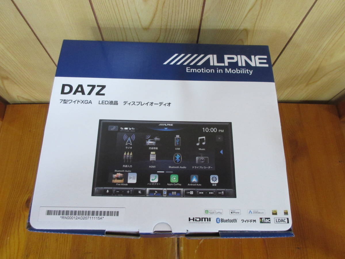 62797 未使用 ALPINE アルパイン DA7Z 7型 ワイド XGA ディスプレイ 