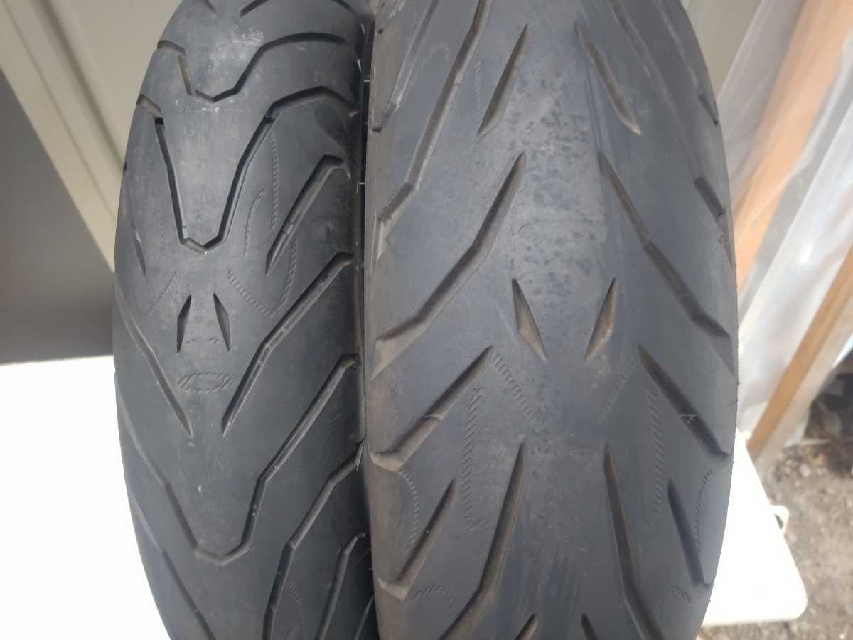 ピレリ エンジェルst 120/70ZR17 160/60ZR17走行1000km未満!バリ山