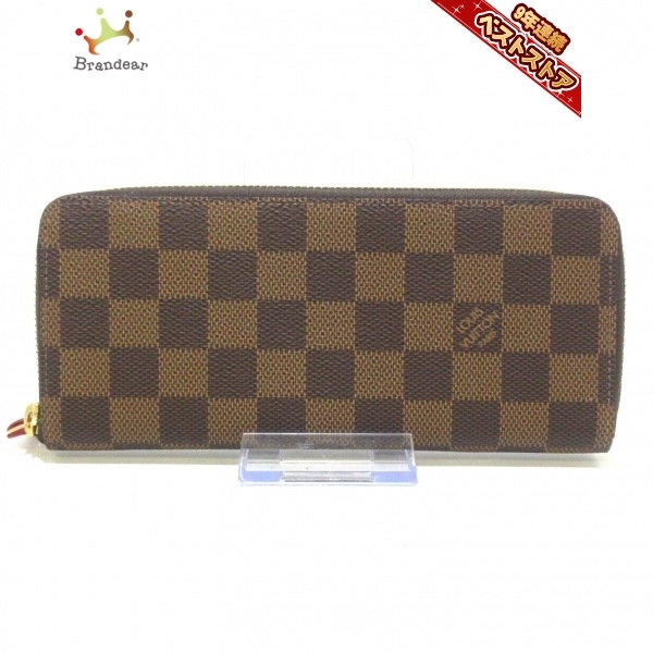 LOUIS VUITTON ルイヴィトン　長財布　ダミエ　ブラウン　レザー LOUIS VUITTON ダミエブラウン 長財布 ルイヴィトン 長財布 ダミエ