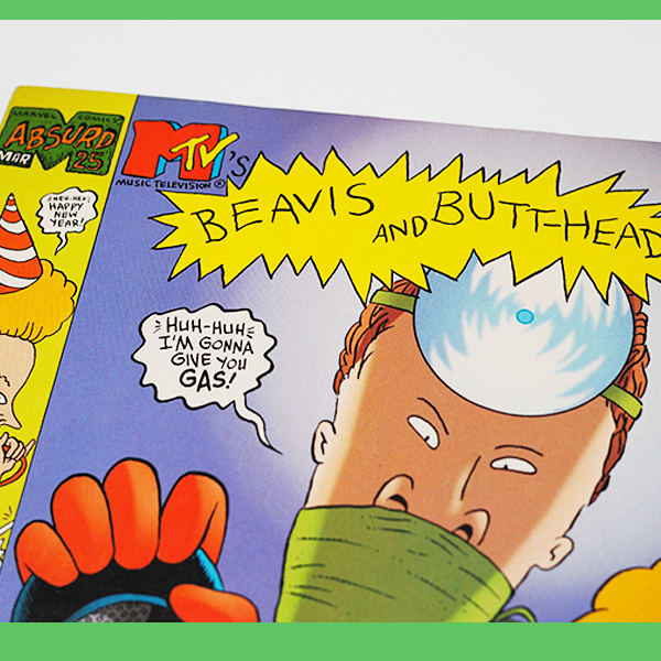 缶バッチ付き☆ビーバス＆バットヘッド☆アメコミ 雑誌_5