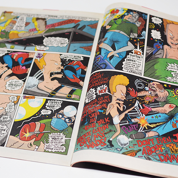 缶バッチ付き☆ビーバス＆バットヘッド☆アメコミ 雑誌_9