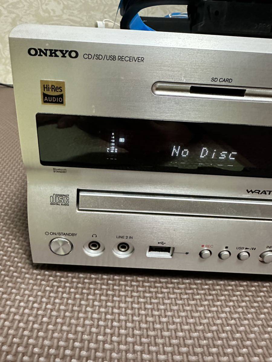 ONKYO ミニコンポ NFR-7TX CD⁄SD⁄USBレシーバー ハイレゾ ハイレゾ対応