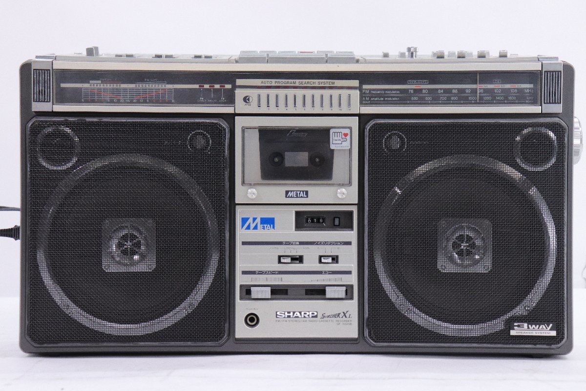 THE GF-508ST ラジカセ SHARP - SEARCHER-XL シャープ 超稀少品