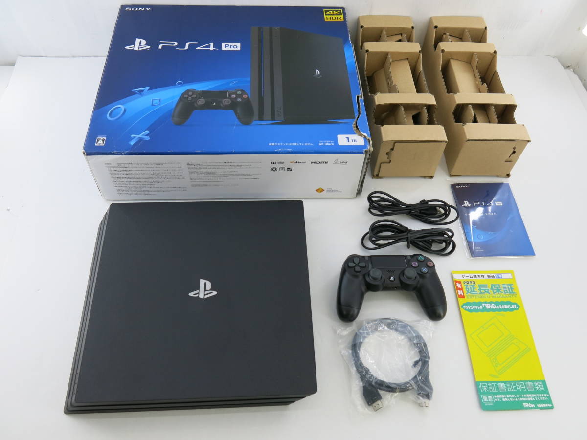 25■120/　PS4 Pro　本体　中古　（１９）　＜CUH-7200B　１TB＞　0218