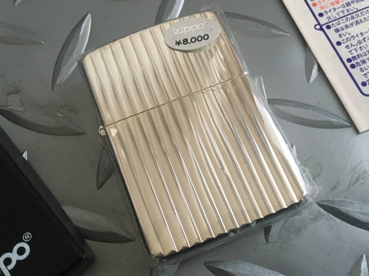 Zippo 2002年製 Armor アーマー 初期【深掘りエンジンターン】未着火品 