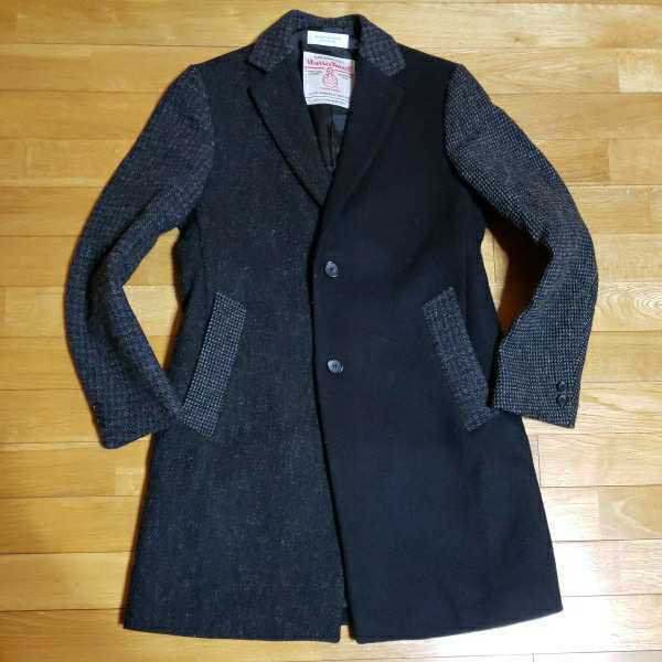 A.P.C アーペーセー ダッフルコート ヘリンボーンツイード グレー
