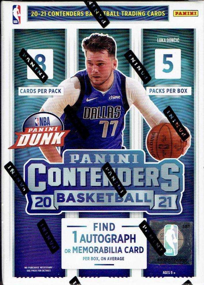 NBA 2020-21 Panini Contenders Basketball Card Blaster Box パニーニ コンテンダーズ バスケットボール カード ブラスターボックス