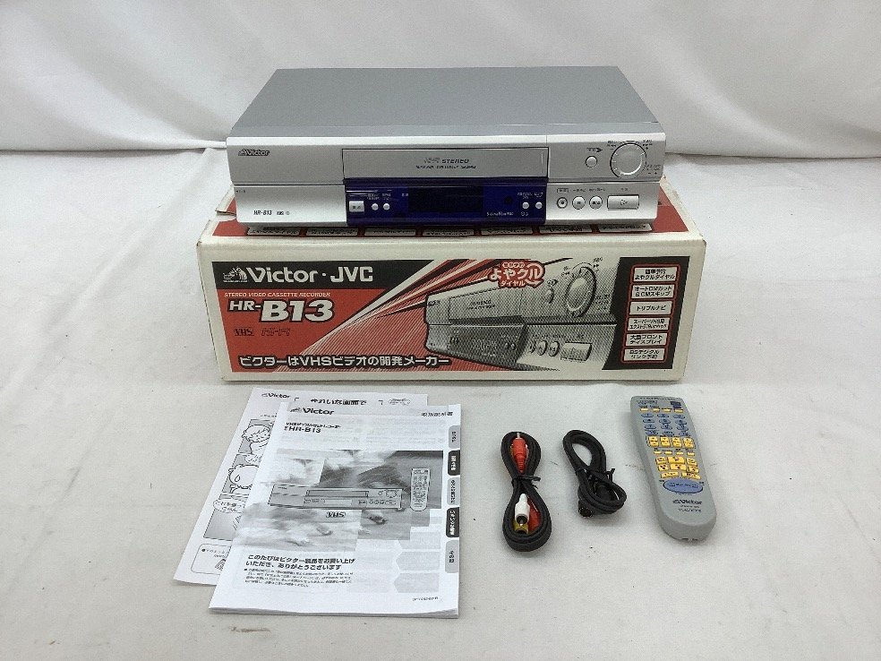 Victor・JVC ビデオカセットレコーダー HR-B13 通電のみ確認済 未使用