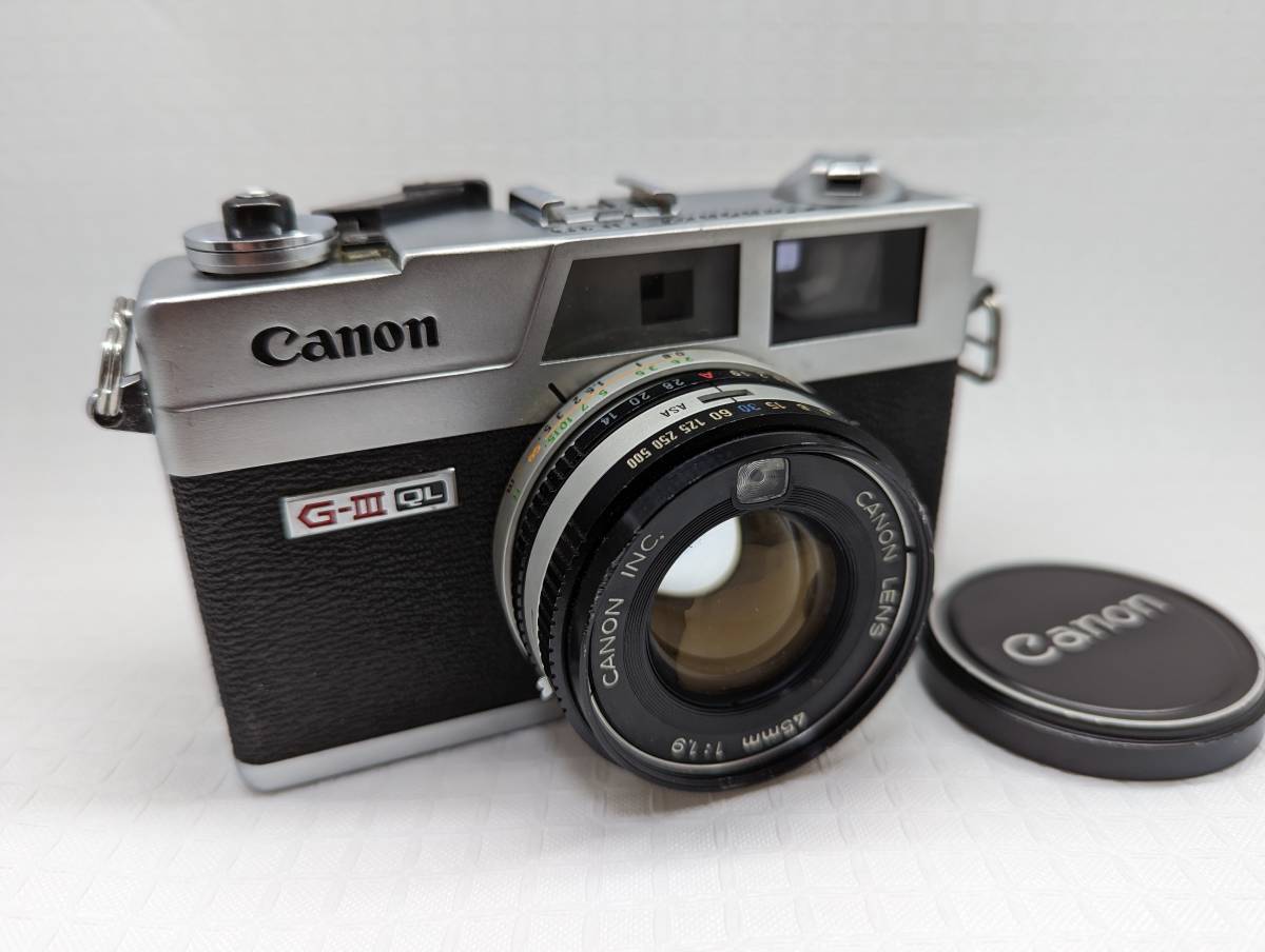 QL19 Canonet Canon GⅢ G-III キヤノネット ビンテージフィルムカメラ