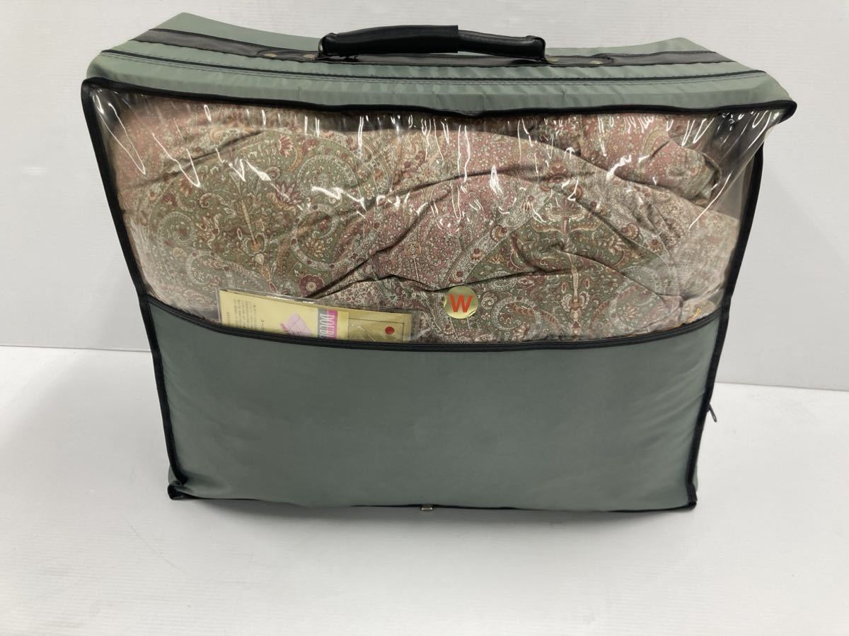値下げ！美品☆羽毛布団95%ダウン　ダブルサイズ 羽毛掛け布団 ダウン95% 190×210cm ダブルサイズ 中古品 【公式通販】