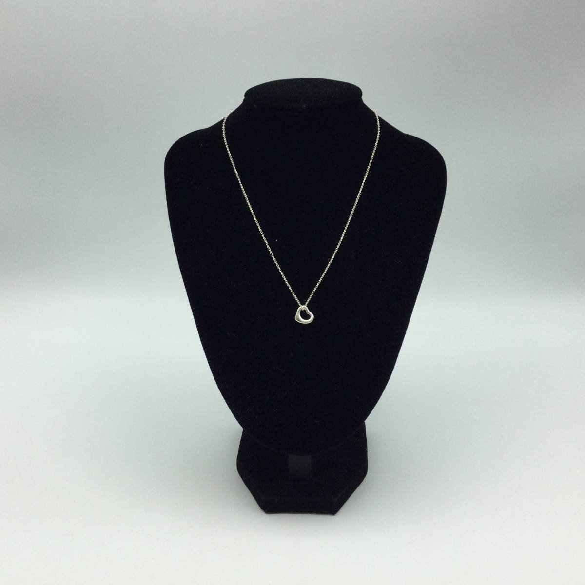 GG23☆ ネックレス TIFFANY＆Co. ティファニー エルサペレッティ オープンハート SV925 シルバー ☆