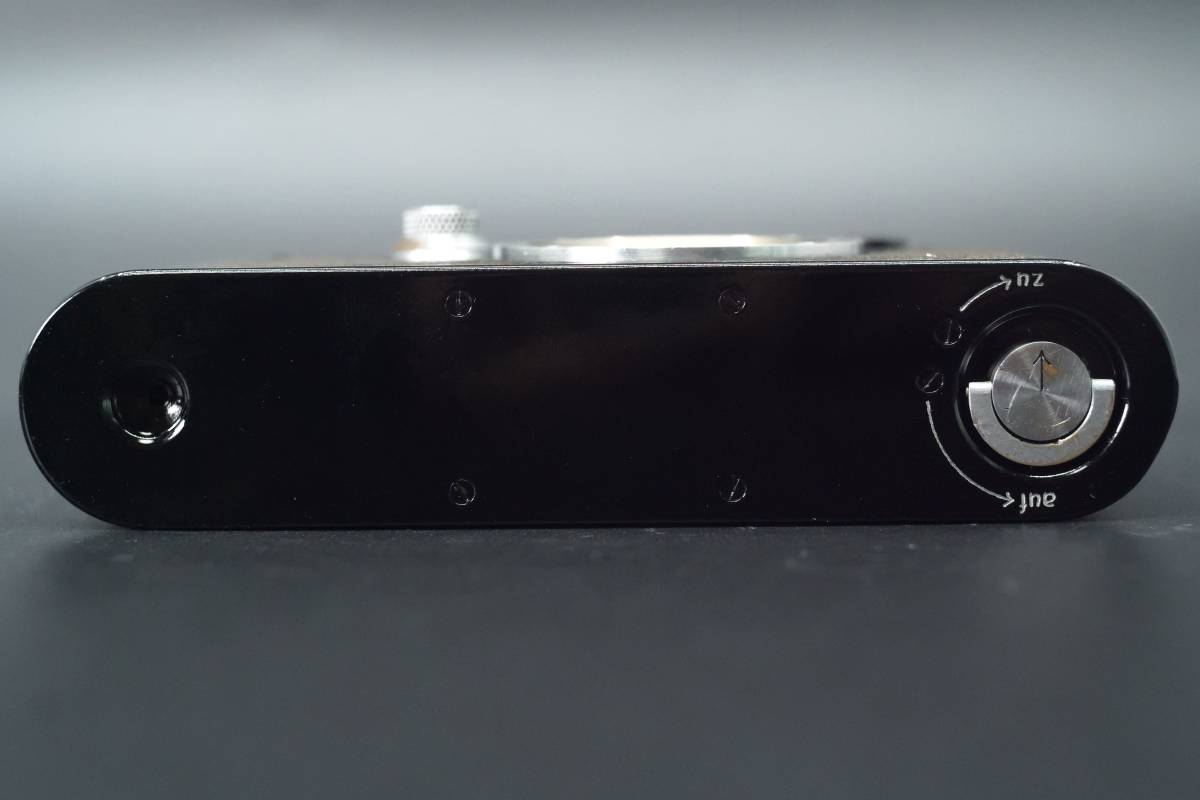 Leica ライカ 3a iiia Ⅲa 後塗りブラック 銀文字 OH・シャッター幕 