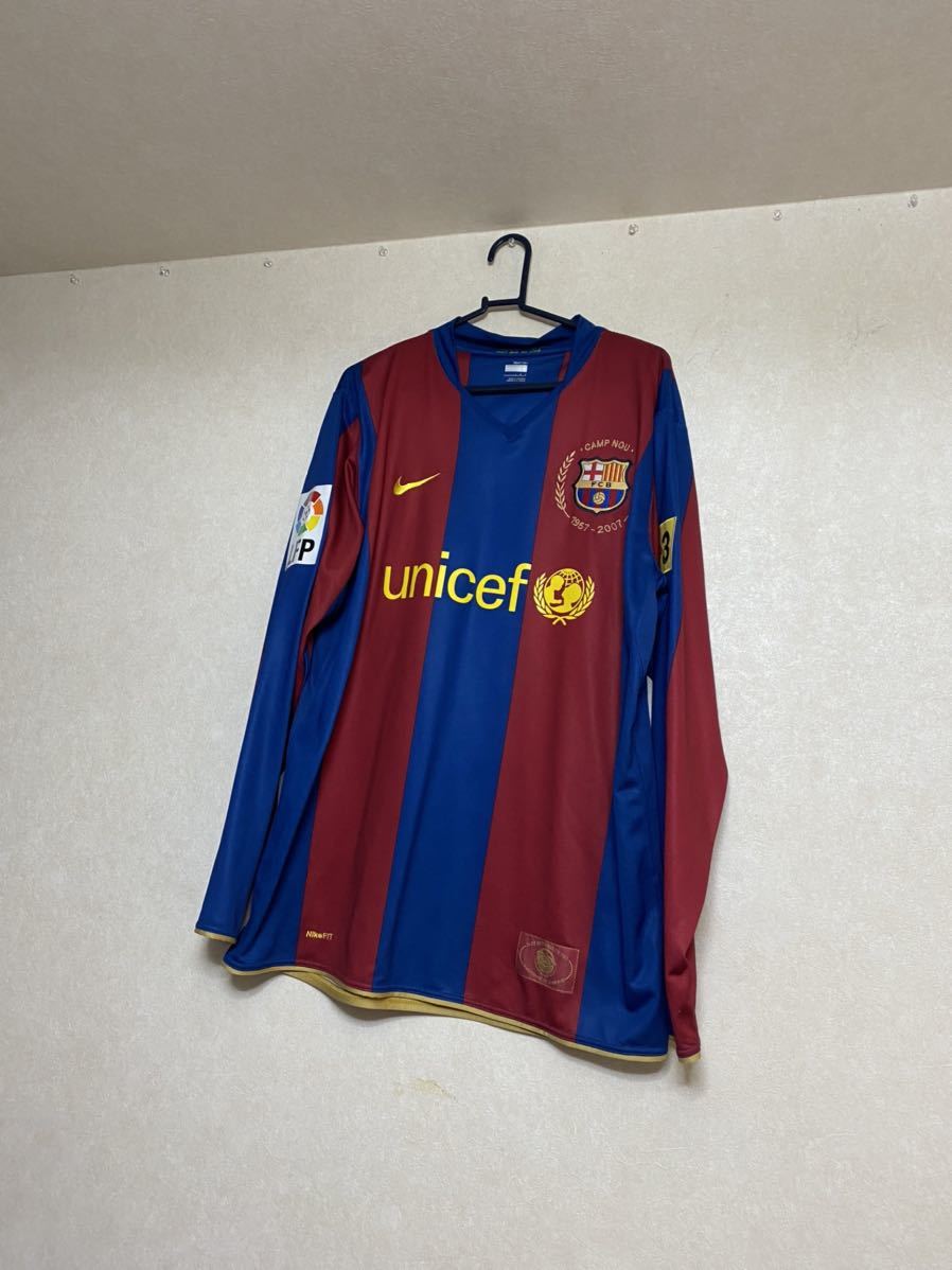 2007-08 グジョンセン バルセロナ 限定品 完売品 ホーム 長袖