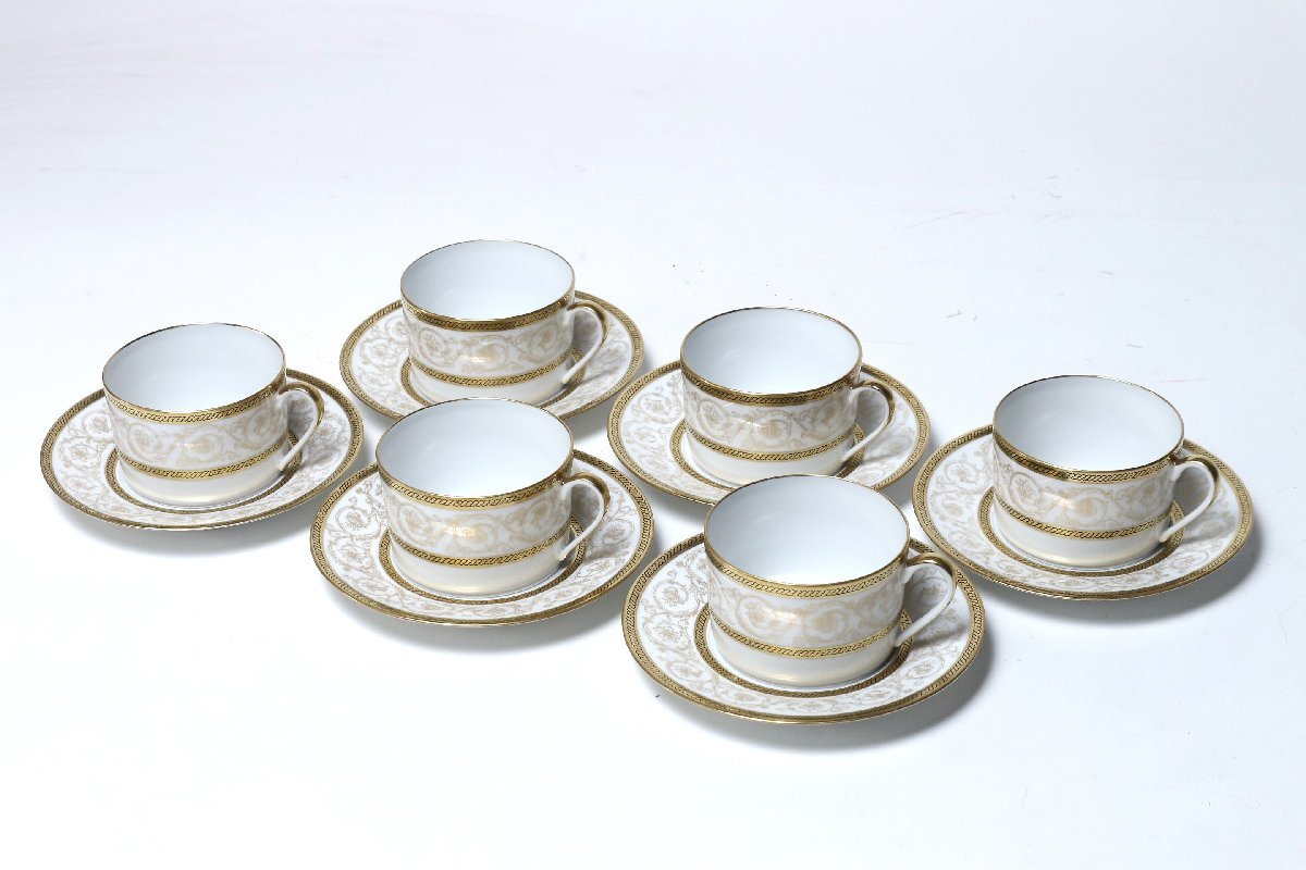 リモージュ HAUTEFORT カップ&ソーサー 6客セット / LIMOGES リモージュ HAUTEFORT カップ&ソーサー 6客セット / LIMOGES