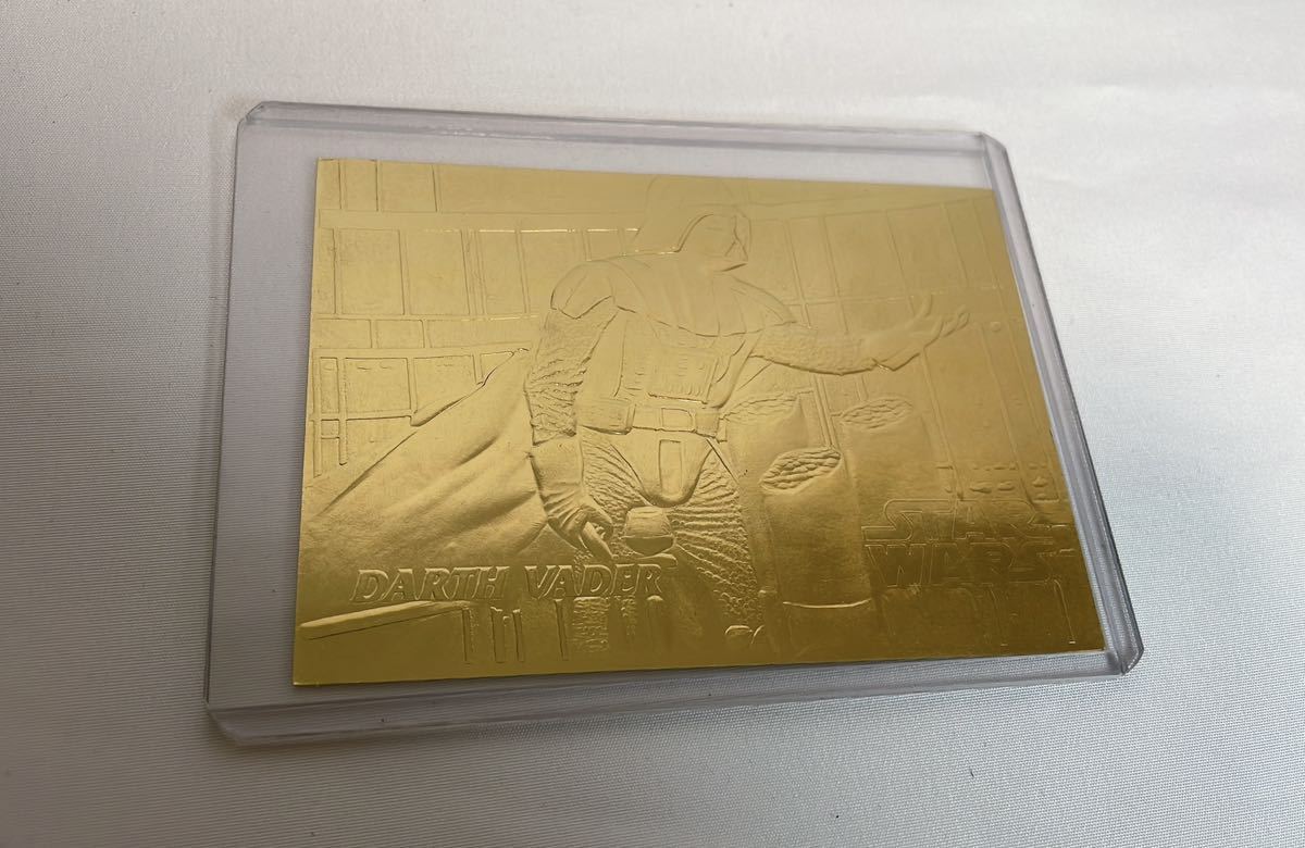 スター・ウォーズ」23金 リミテッド・トレーディング・カード／ダース  