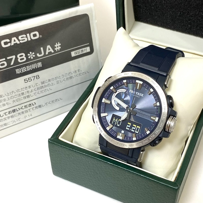 1円～ 箱付き 美品 カシオ CASIO プロトレック PRW-60 ソーラー メンズ