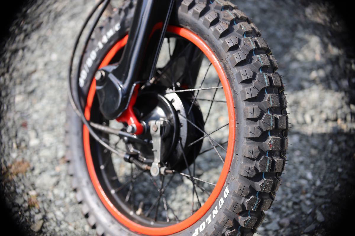 ホンダ リトルカブ BMX チャリカブ AA01 c50 太足 ブロックタイヤ 