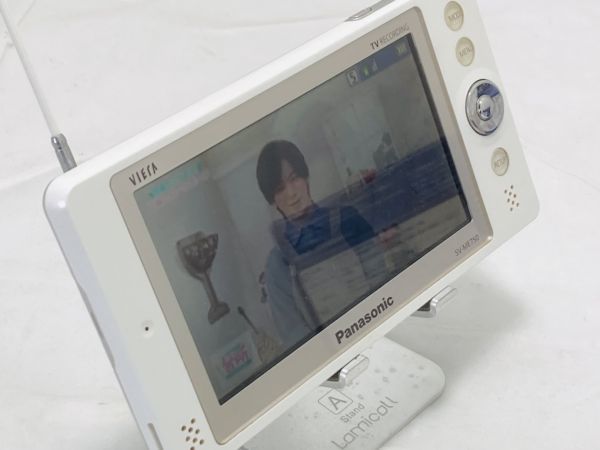 Panasonic SV-ME750 ポータブル TV ピンク 防水 5インチ 62☆Panasonic