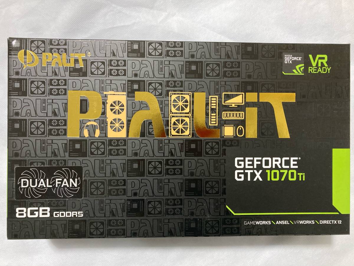 ジャンク品】Palit GeForce GTX1070Ti Palit Gtx 1070 Ti Dual