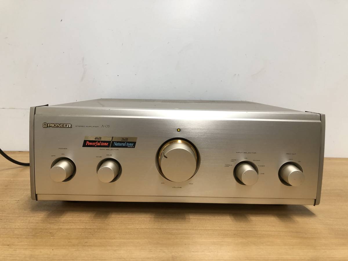 パイオニア　A-05　ステレオ　プリメインアンプ A-05 Pioneer Yahoo!オークション - 「pioneer a-05」の落札相場・落札