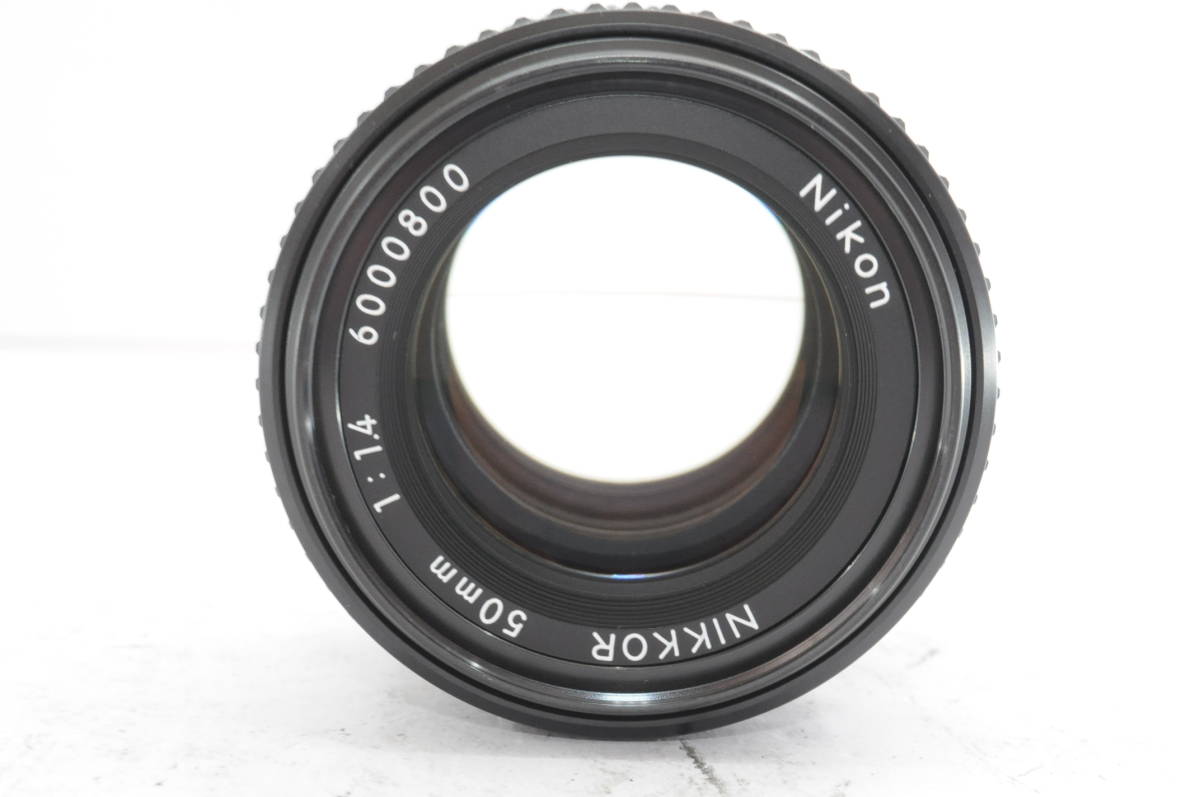 ☆超極上☆ ニコン NIKON AI-S NIKKOR 50mm F1.4 ☆前後キャップ