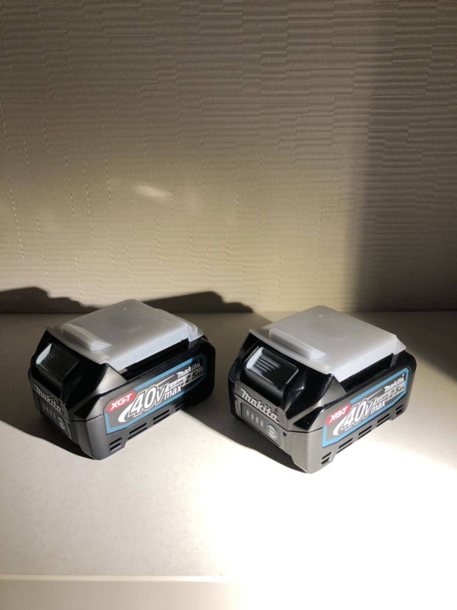 未使用 makita マキタ BL4025 バッテリー 40v 2.5Ah 2個セット 箱無し