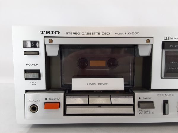 オーディオ機器 メンテナンス整備済TRIO ステレオカセットデッキ MODEL