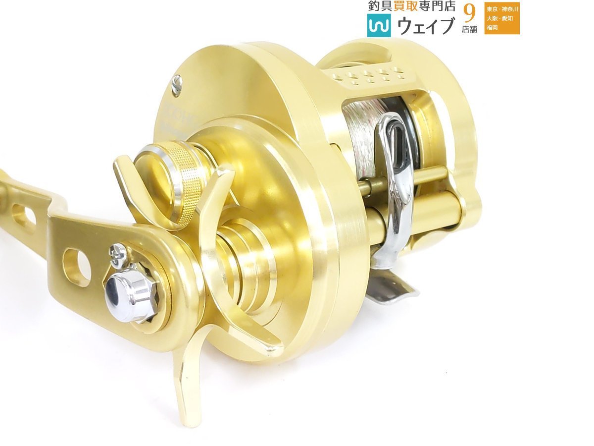 SHIMANO 15オシアコンクエスト 300HG ゴールド 夢屋 カスタム SHIMANO