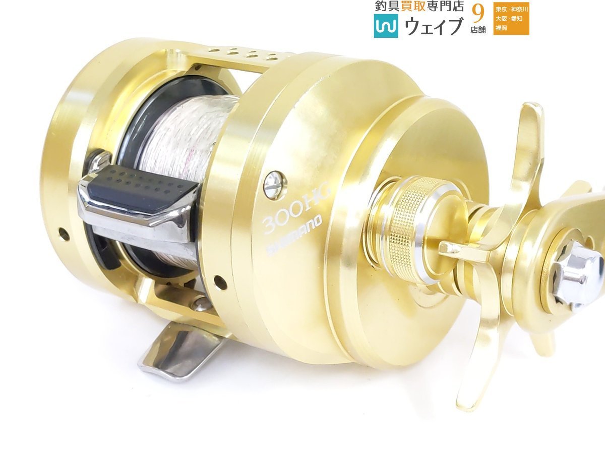 SHIMANO 15オシアコンクエスト 300HG ゴールド 夢屋 カスタム SHIMANO