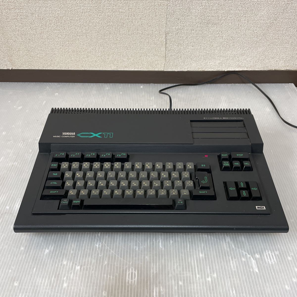 YAMAHA ヤマハ CX11 MSX ミュージックコンピューター 通電確認済み(MSX 