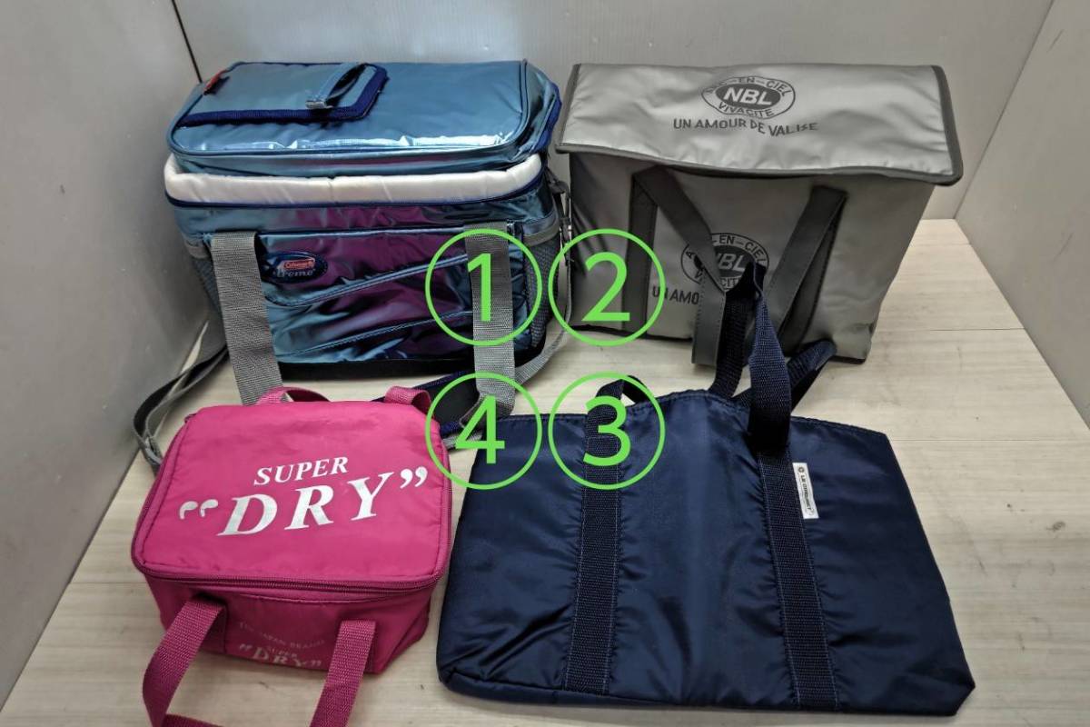 送料無料S72769 クーラーボックス ４点セット 保冷バッグ エクストリームアイスクーラー NBL UN AMOUR DE VALISE coleman LE CREUSET スー