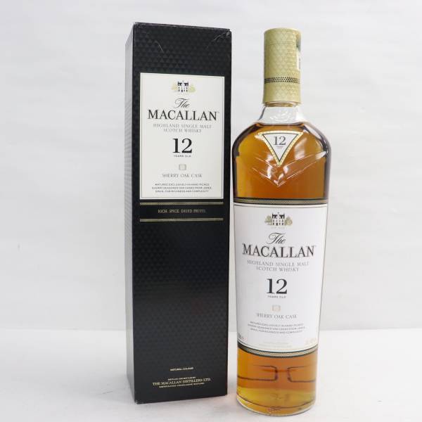 MACALLAN（マッカラン）12年 シェリーオークカスク 40% 700ml ※ラベル