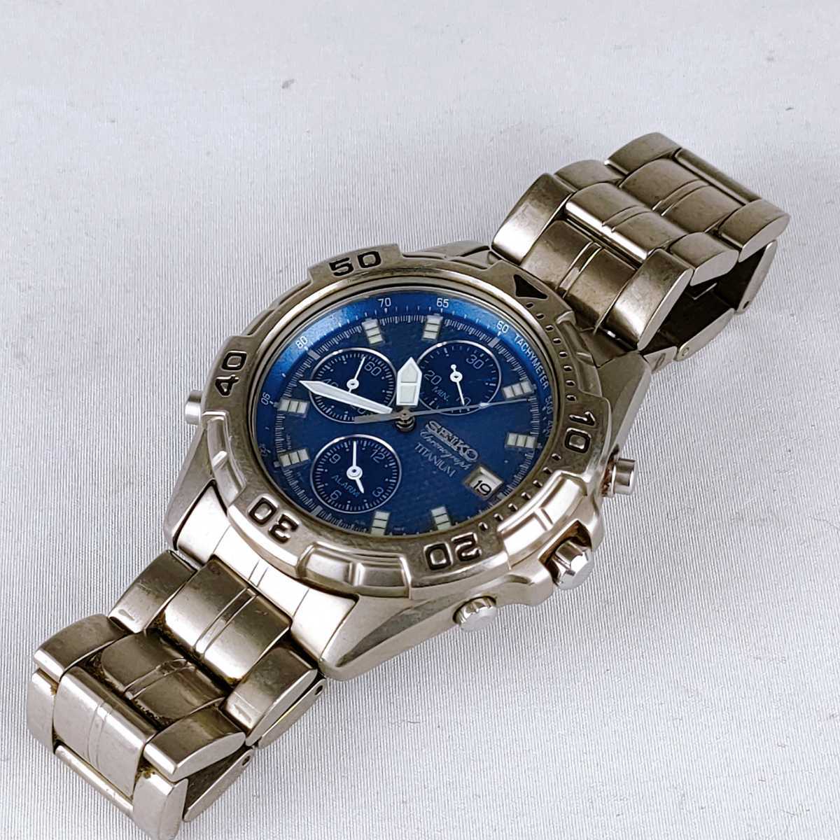 SEIKO セイコー 腕時計 クロノグラフ 7T32-7H40 時計 ヴィンテージ 3針 
