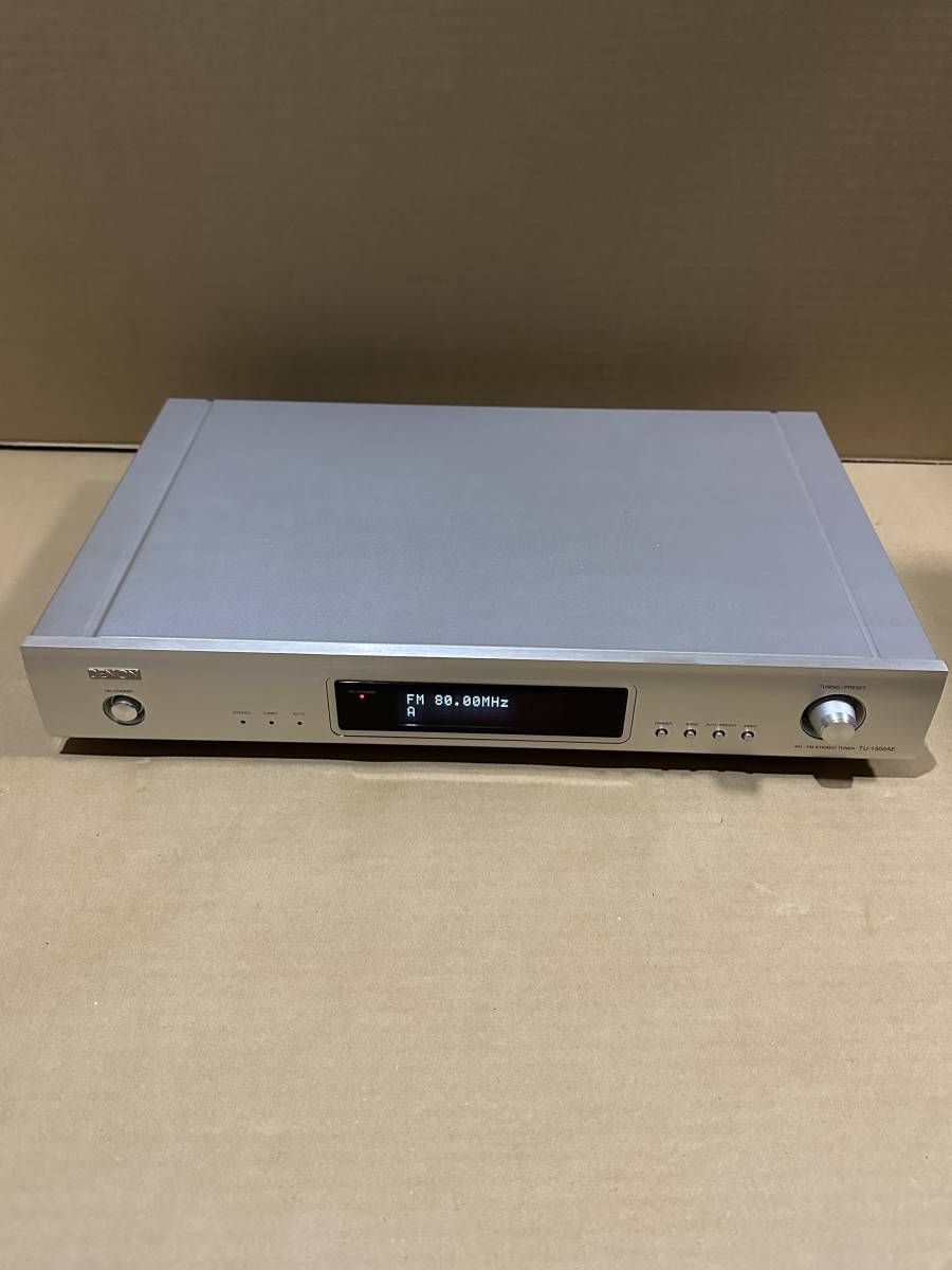 DENON デノン チューナー TU-1500AE ブラック リモコン 動作OK DENON