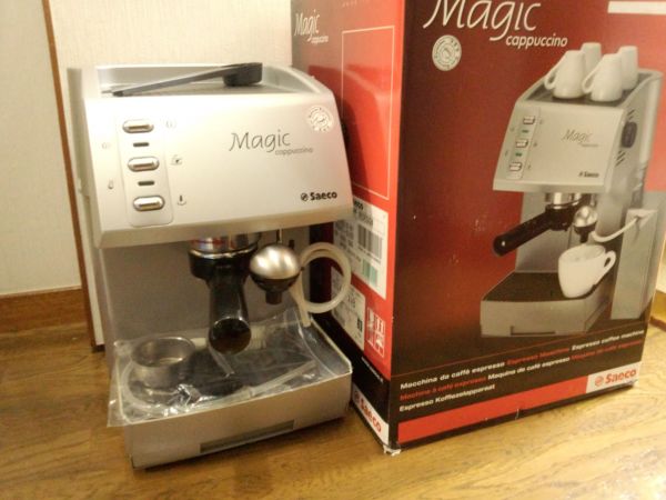 Saeco サエコ マジックカプチーノ シルバー エスプレッソマシン
