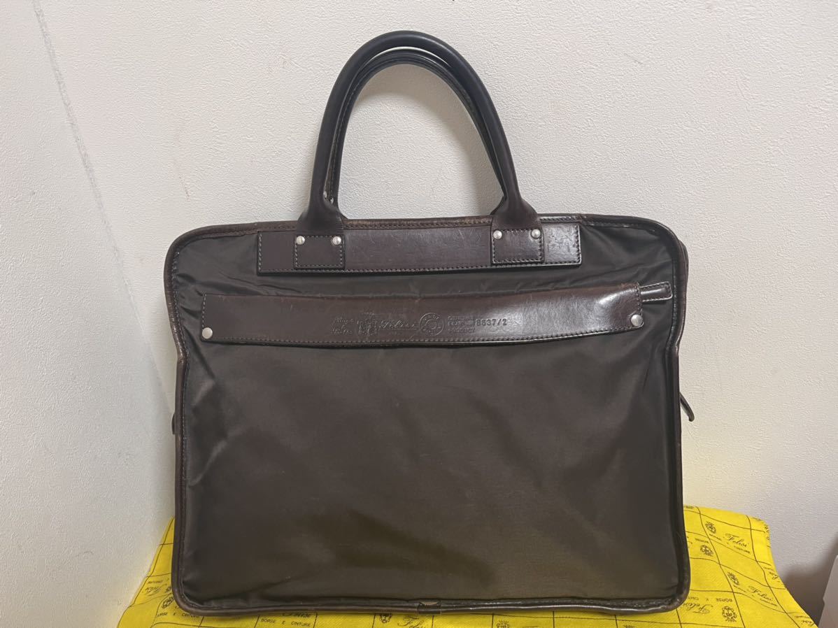 値下交渉歓迎 即決有 フェリージ 8637 鞄 カバン ブリーフ オールレザー ホワイトハウス エッティンガー グレンロイヤル TUMI BREE 1845
