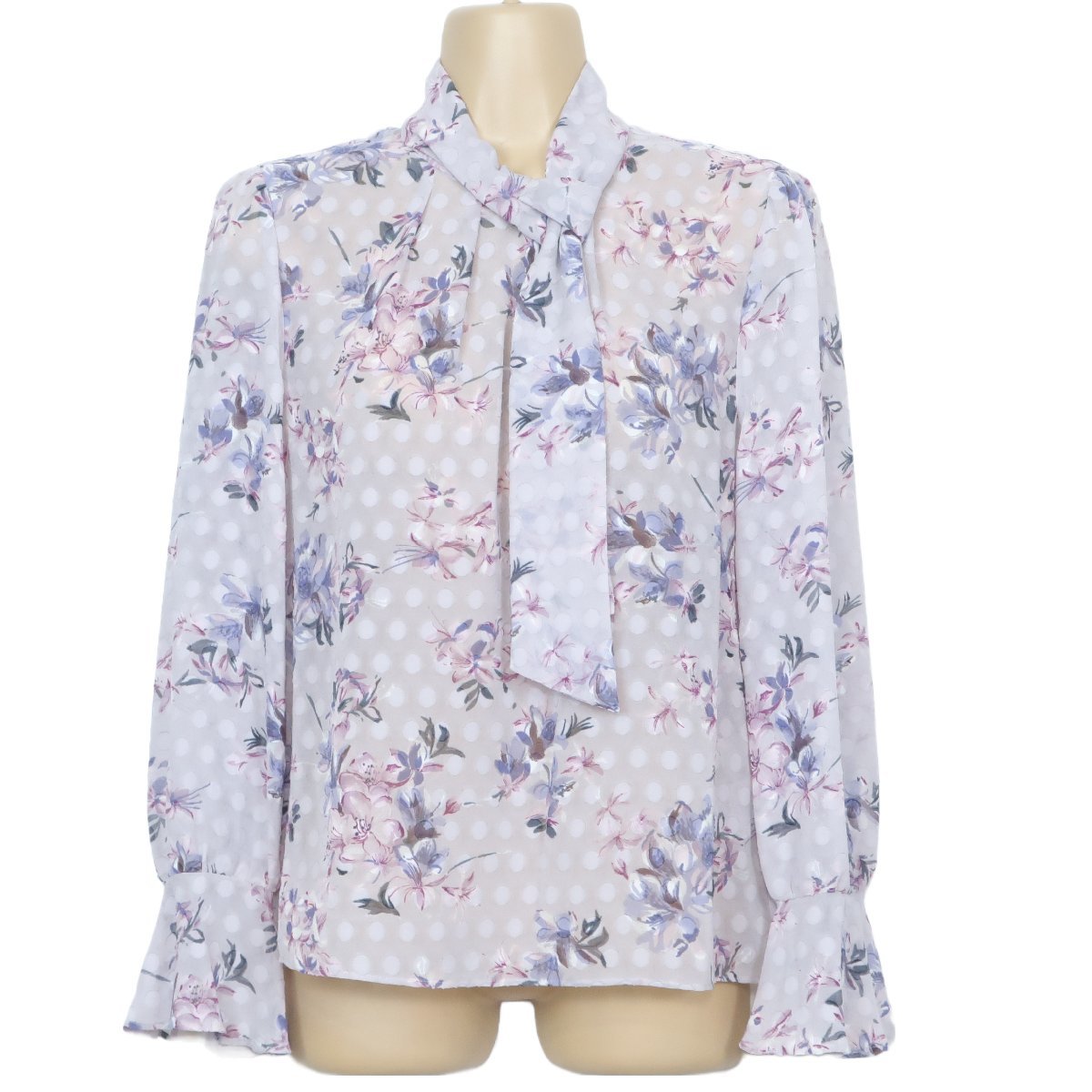 新品！】JILLSTUART ジル スチュアート☆エレガントな花柄 薄手ドット 