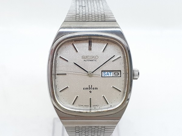 S640-S28-384☆ 稼働 SEIKO セイコー emblem 5606-5230 デイデイト