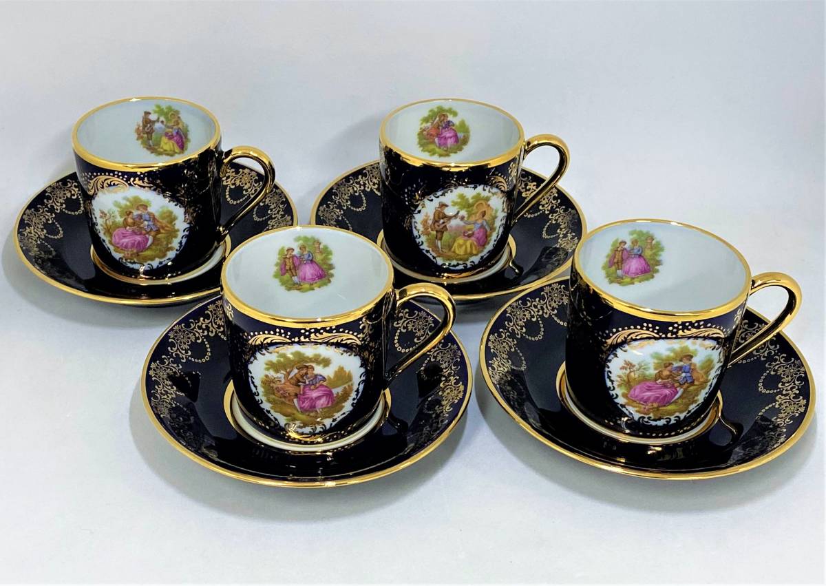 ◇ LIMOGES CASTEL リモージュキャッスル カップ&ソーサー デミタス 