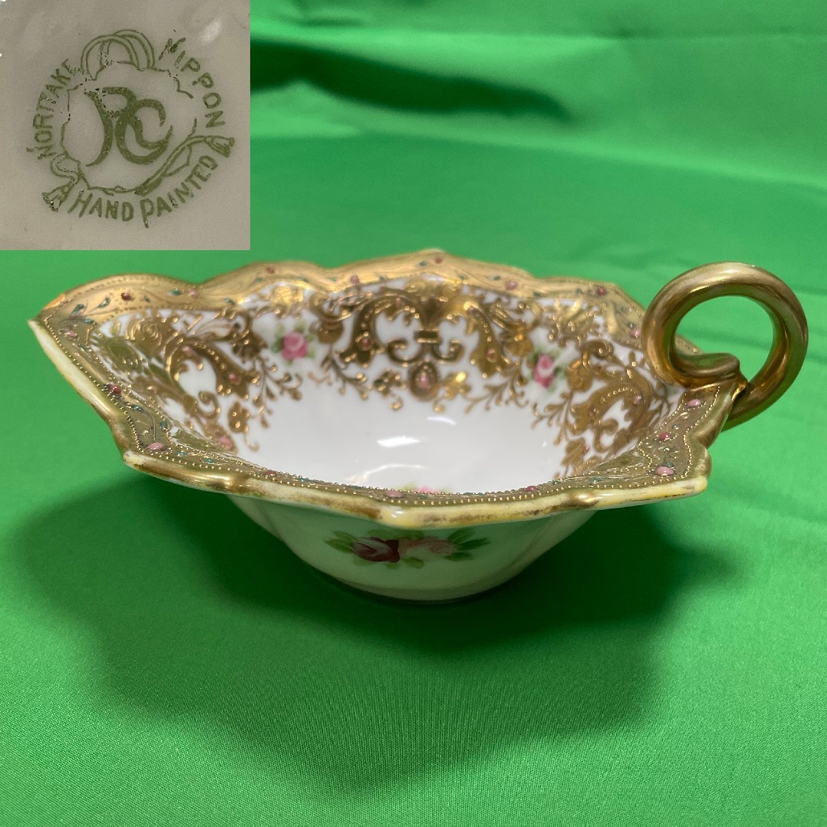 希少 オールドノリタケ ソース入れ ドレッシング RC印 1906～1921年頃