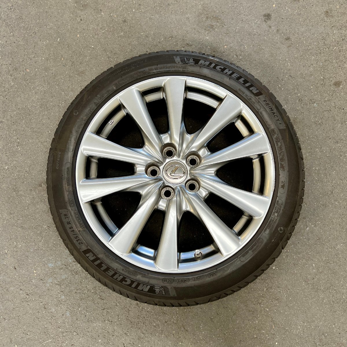 レクサス GS DAA-GWL10 純正 ホイール アルミ GS450 純正ホイールGWL10