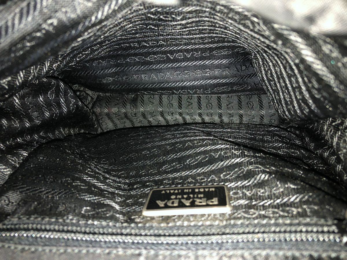 PRADA プラダ ナイロン テスート ショルダーバッグ フラップ 三角 