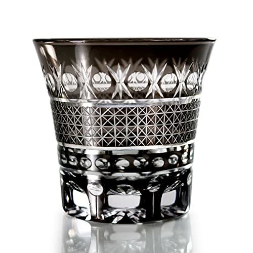 GREEM MARKET（グリームマーケット） 木箱付 工芸品 ガラス細工 切子 グラス コップ 焼酎グラス 切子グラス